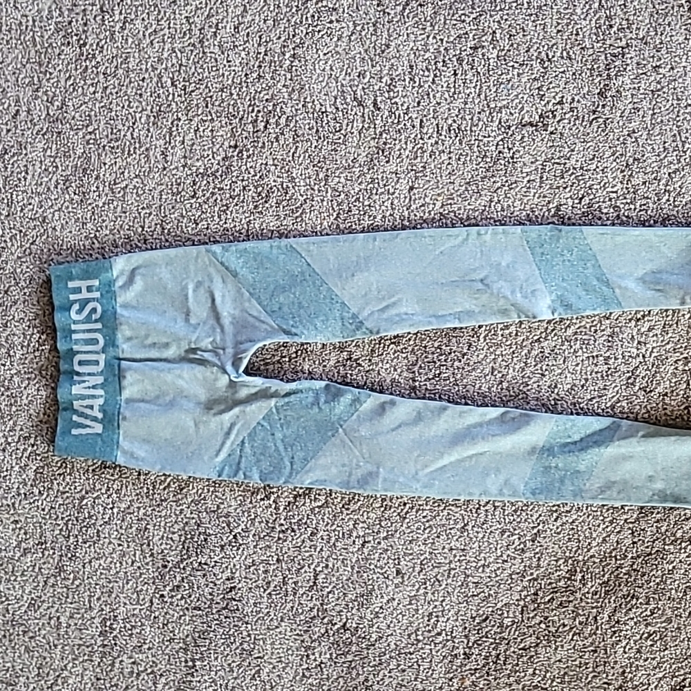 VANQUISH blue leggings  size xs